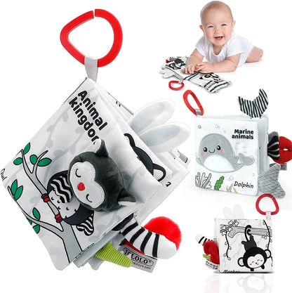 Black And White Montessori Sensory Books